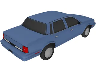 Oldsmobile Cutlass Ciera (1986) 3D Model