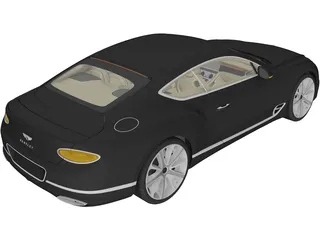 Bentley Continental GT (2019) 3D Model