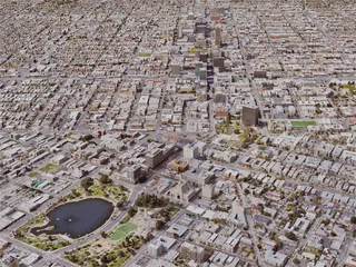 Los Angeles Downtown, California, USA (2019) 3D Model