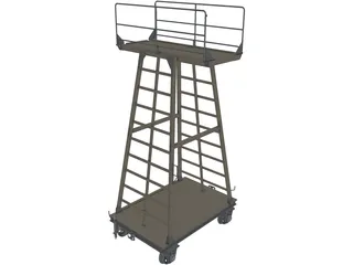 Tower Car 3D Model