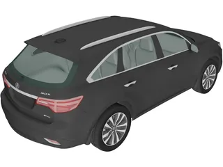 Acura MDX (2014) 3D Model