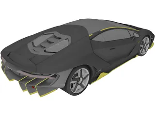 Lamborghini Centenario (2016) 3D Model