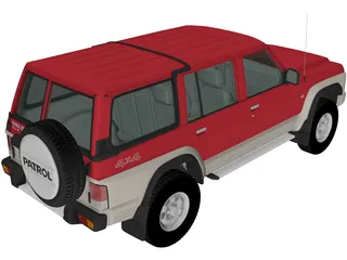 Nissan Patrol Y60 5-door 1987 3D model