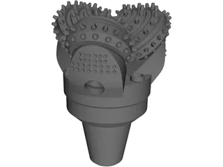 Tricone Drill Bit 3D Model