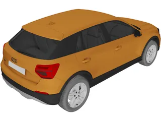 Audi Q2 (2017) 3D Model