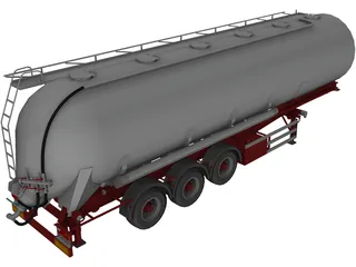 LAG Bulktrailer 3D Model