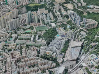 Hong Kong City, China (2019) 3D Model