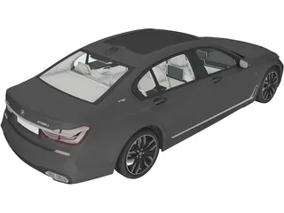 BMW M760Li (2016) 3D Model