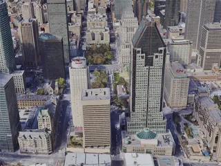 Montreal City, QC, Canada (2019) 3D Model