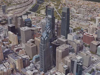 Philadelphia City, PA, USA (2019) 3D Model