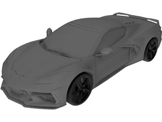 Chevrolet Corvette C8 (2019) 3D Model