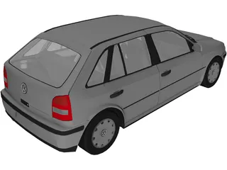 Volkswagen Gol G3 3D Model