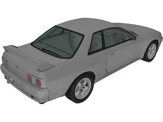 Nissan Skyline R32 GT-R Coupe (1989) 3D Model