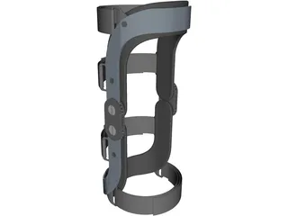 Human Knee Joint Brace 3D Model