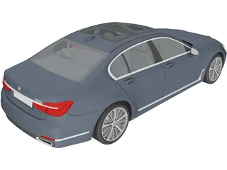 BMW 750i 7-series [G11] (2016) 3D Model