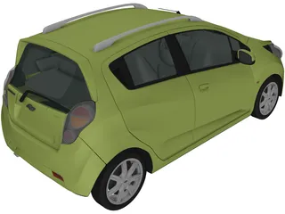 Chevrolet Beat (2010) 3D Model