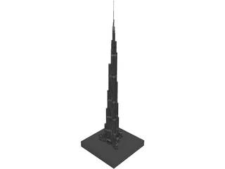 Burj Khalifa 3D Model