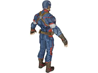 Capitan America Age of Ultron 3D Model