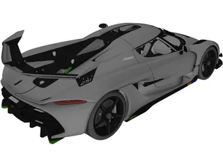 Koenigsegg Jesko (2020) 3D Model