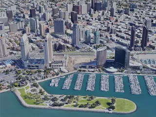 San Diego City, CA, USA (2019) 3D Model