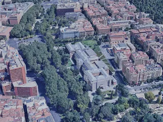 Madrid City, Spain (2019) 3D Model