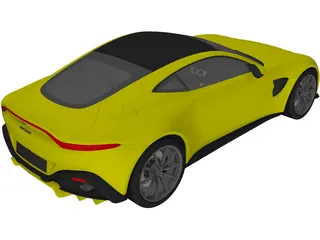 Aston Martin Vantage (2019) 3D Model