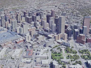 Denver City, CO, USA (2019) 3D Model