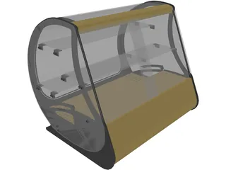Showcase Refregirator 3D Model