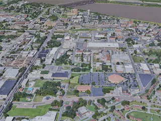 Memphis City, TN, USA (2019) 3D Model