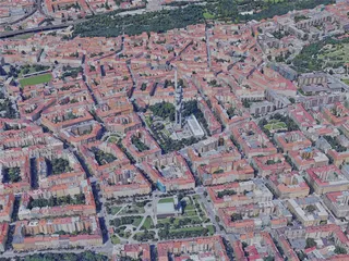 Prague City, Czechia (2019) 3D Model