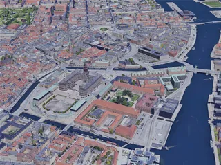 Copenhagen City, Denmark (2019) 3D Model