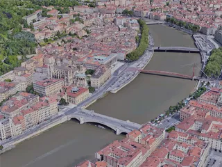 Lyon City, France (2019) 3D Model