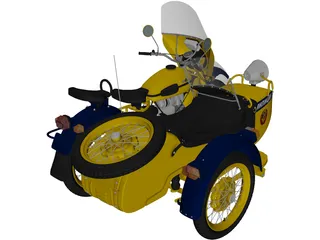 Ural M67-36-P (1976) 3D Model