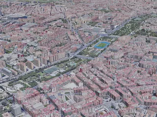 Valencia City, Spain (2019) 3D Model