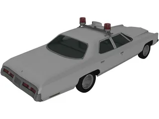 Chevrolet Impala Police (1972) 3D Model