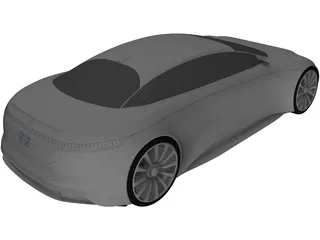 Mercedes-Benz Vision EQS (2019) 3D Model