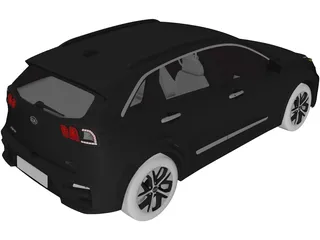 Kia Niro EV (2018) 3D Model