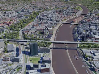 Bremen City, Germany (2019) 3D Model