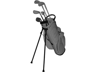 Golf Bag 3D Model