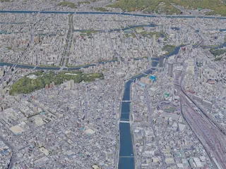 Hiroshima City, Japan (2019) 3D Model