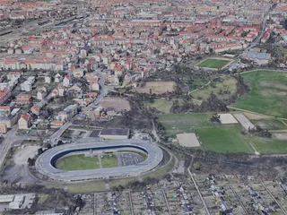 Leipzig City, Germany (2019) 3D Model