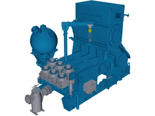 Pressure Pump 3D Model