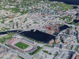 Tampere City, Finland (2019) 3D Model