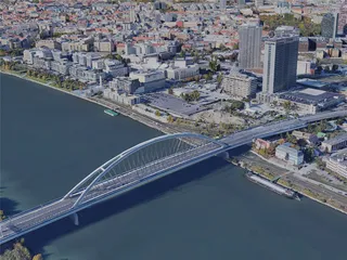 Bratislava City, Slovakia (2019) 3D Model