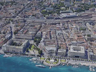 Geneva City, Switzerland (2019) 3D Model