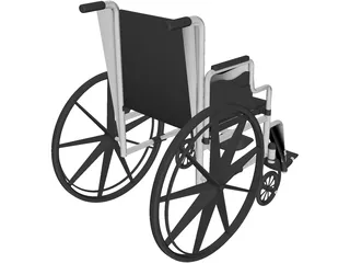 Wheelchair 3D Model