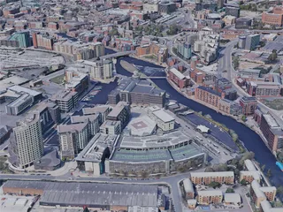 Leeds City, UK (2019) 3D Model