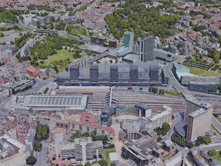 Lille City, France (2019) 3D Model