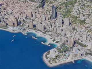 Monaco City, Monaco (2019) 3D Model
