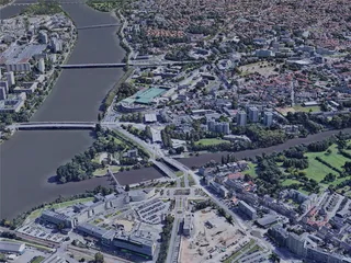 Nantes City, France (2019) 3D Model